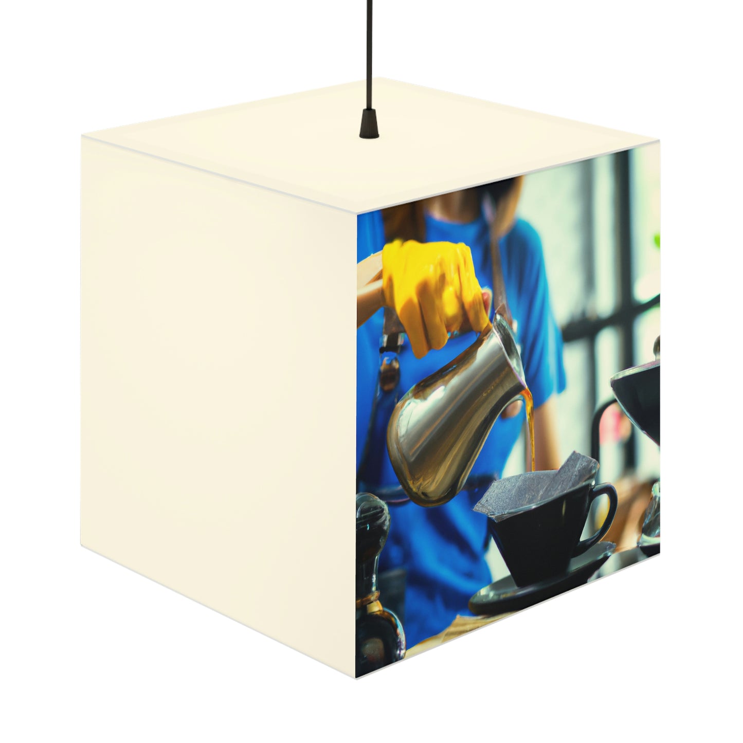 "A Cup of Courage" - The Alien Light Cube Lamp