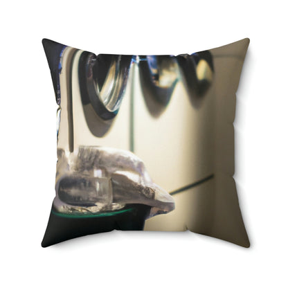 "Lost in the Laundry" - The Alien Square Pillow