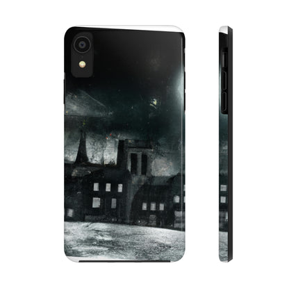 "Nocturno luminoso: una ciudad iluminada por la luz de la luna" - The Alien Tough Phone Cases