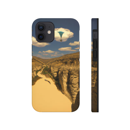 "Feline Flight Over the Grand Gulch" - Die Alien Tough Phone Cases