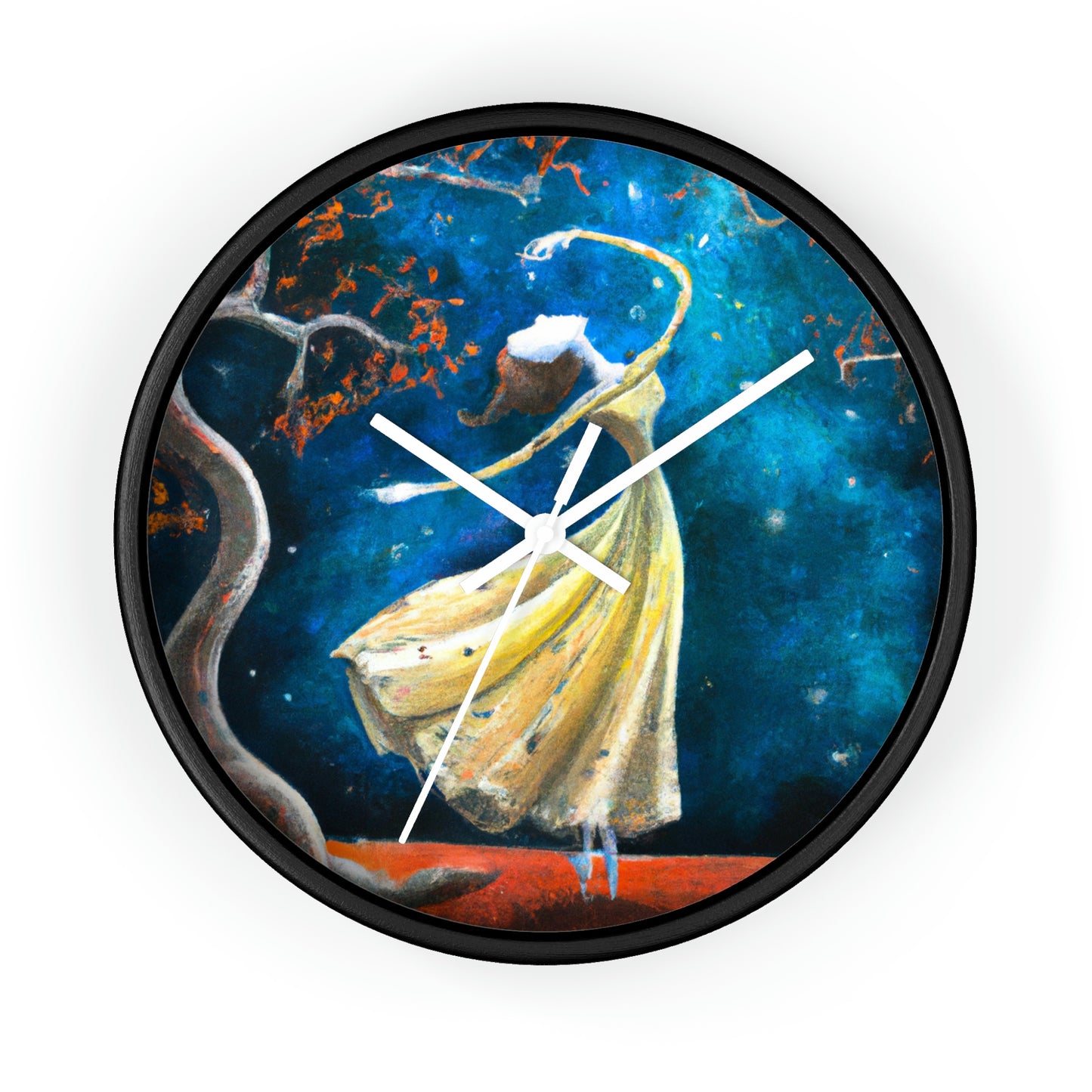 "A Starlight Ballerina" - The Alien Wall Clock