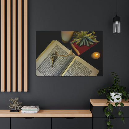 "Found Art: Exploring Classic Literature" - Canvas