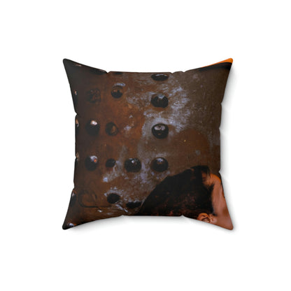 The Kissing Portal - The Alien Square Pillow