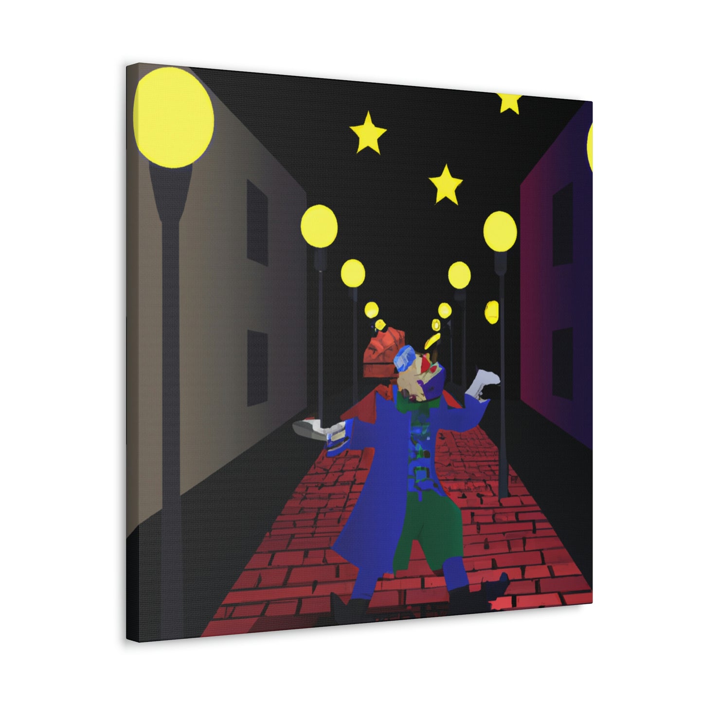 "Alley Star Juggler" - The Alien Canva