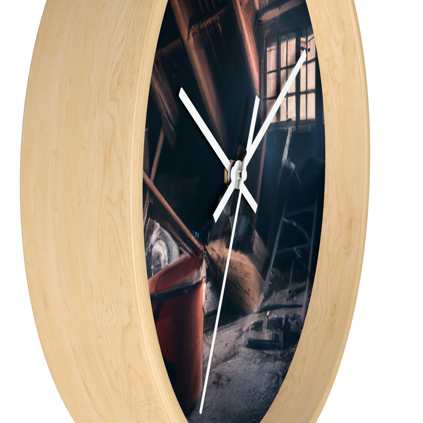 "Dusty Hopes in an Abandoned Attic" - The Alien Wall Clock