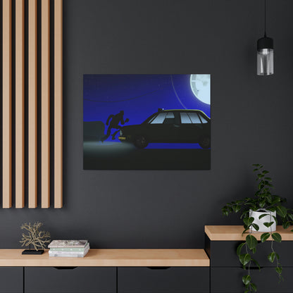 "Die Kunst des Moonlight Joyriding" - The Alien Canva