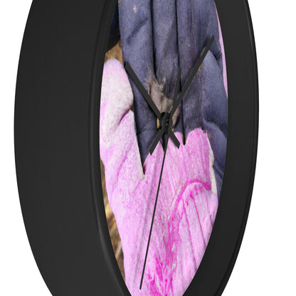 "A Tiny Home in an Old Glove" - The Alien Wall Clock