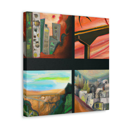 "Environments Contrasted: Nature, Urbanity, and Beyond" - Canvas