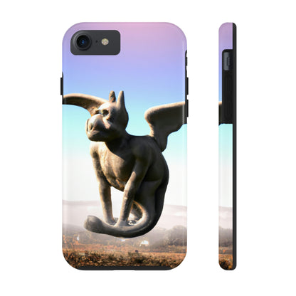 "Alone on the Hilltop: The Tale of a Solitary Gargoyle" - The Alien Tough Phone Cases