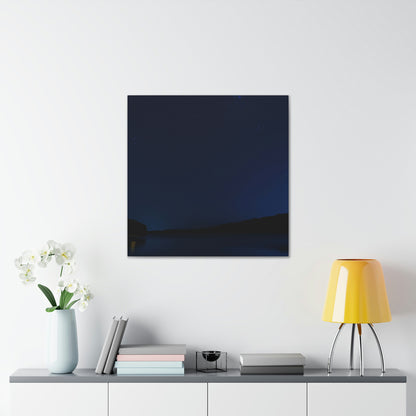 "Twinkling Moonlight on the Lake" - The Alien Canva