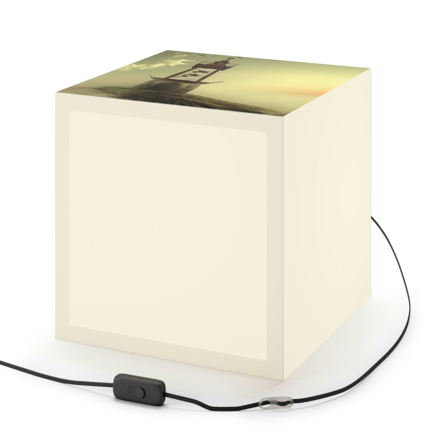 "Ghostly Beacon in the Fog" - Die Alien Light Cube Lampe