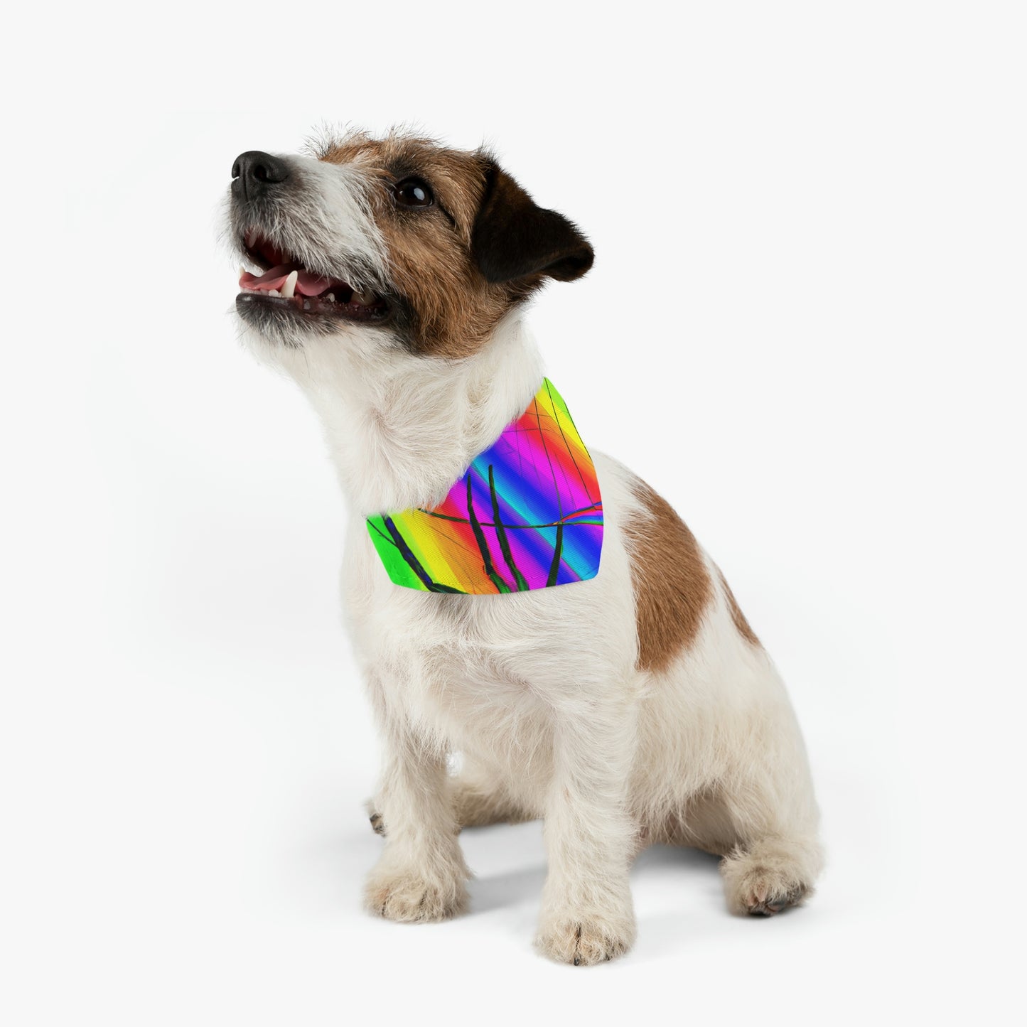 "Das prismatische Netz einer Spinnerette" - Das Alien Pet Bandana Halsband