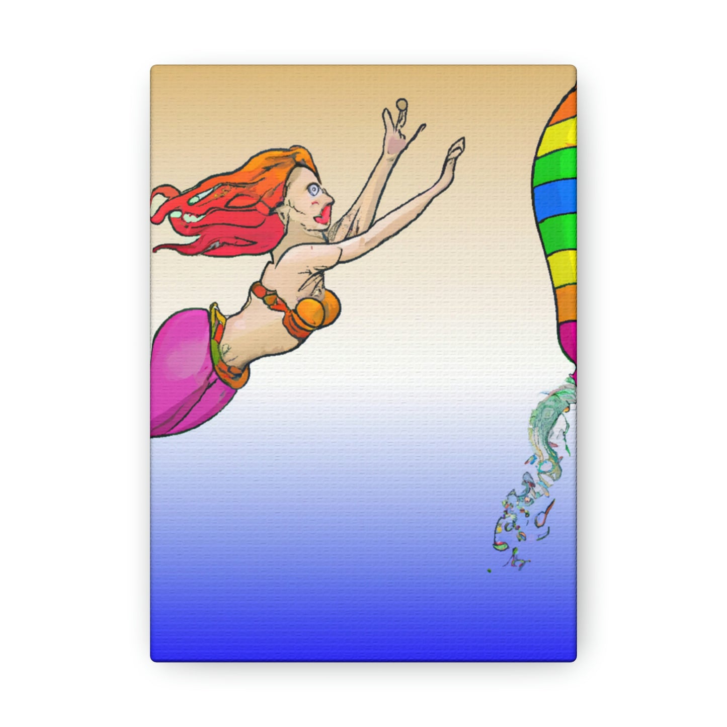 "The Mermaid's Rainbow Chase" - The Alien Canva