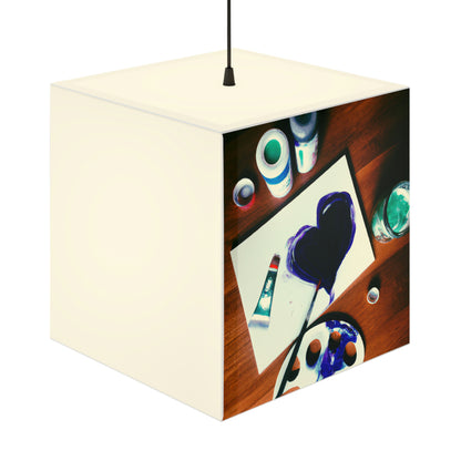 "Transforming Pain into Art" - The Alien Light Cube Lamp