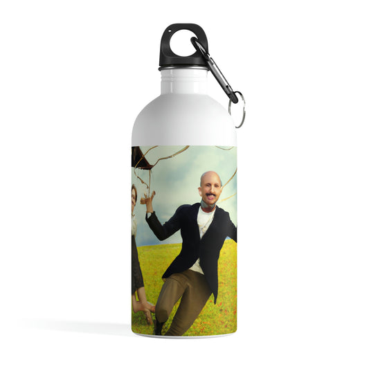 "A Kite Day in the Meadow" - The Alien Stainless Steel Water Bottle