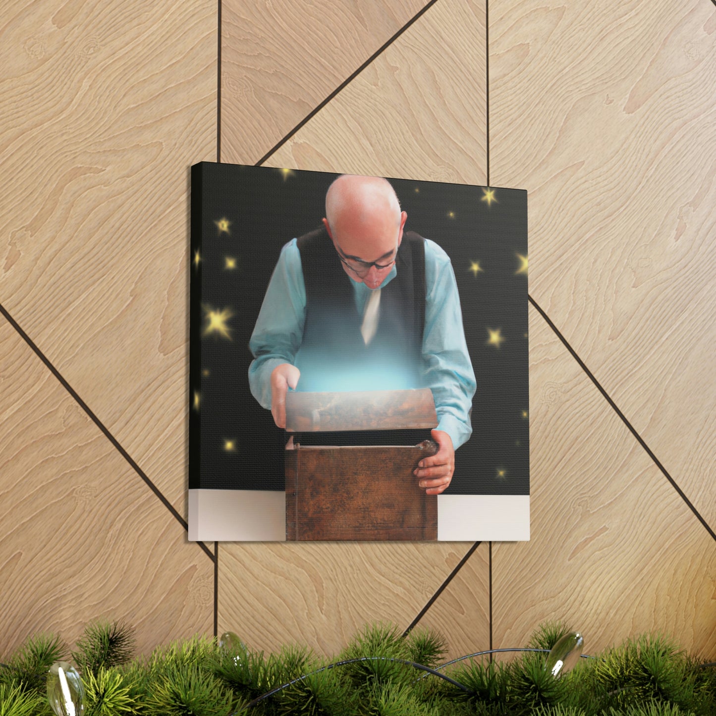 The Magic Box of the Elderly Man - The Alien Canva