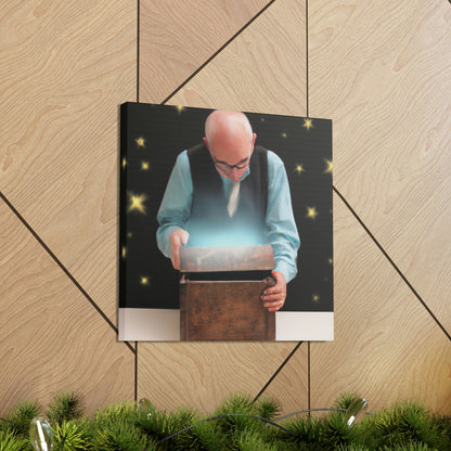 The Magic Box of the Elderly Man - The Alien Canva