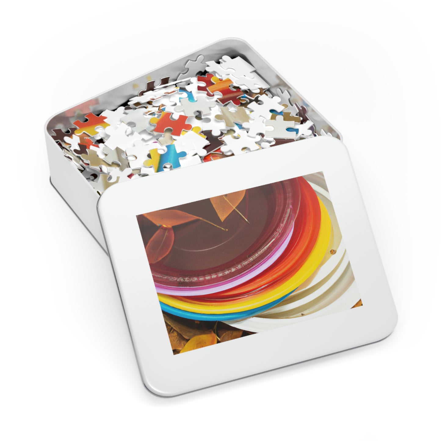 "Autumn Splendor Plates" - The Alien Jigsaw Puzzle