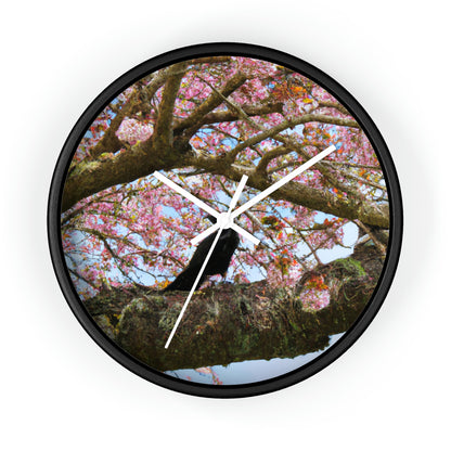 "A Blossoming Reflection" - The Alien Wall Clock