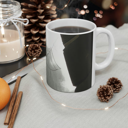 "Ghostly Cobwebs in the Ruins" - The Alien Ceramic Mug 11 oz