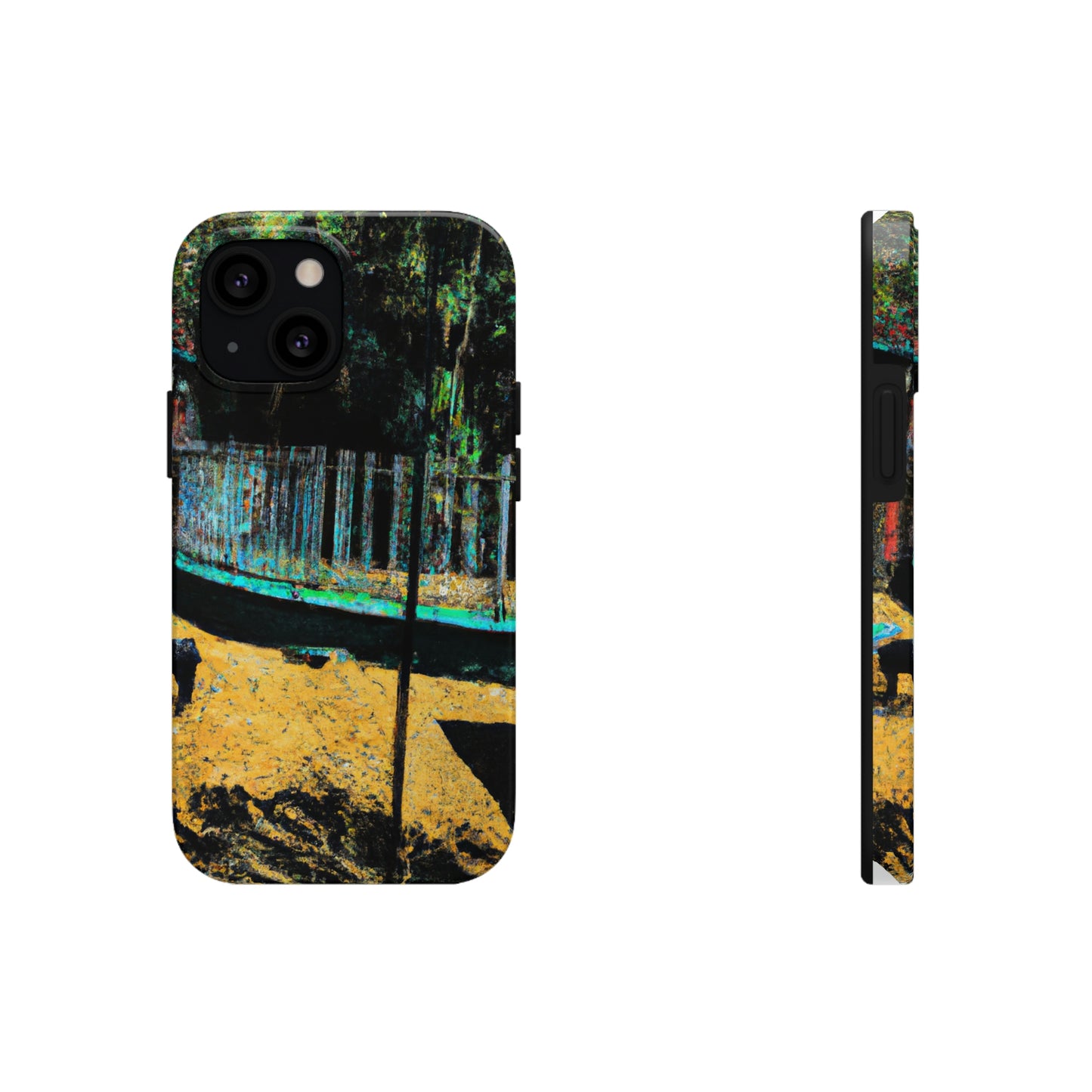 "Lost in the Shadows of Oblivion: A Journey Through the Abandoned Zoo" - The Alien Tough Phone Cases