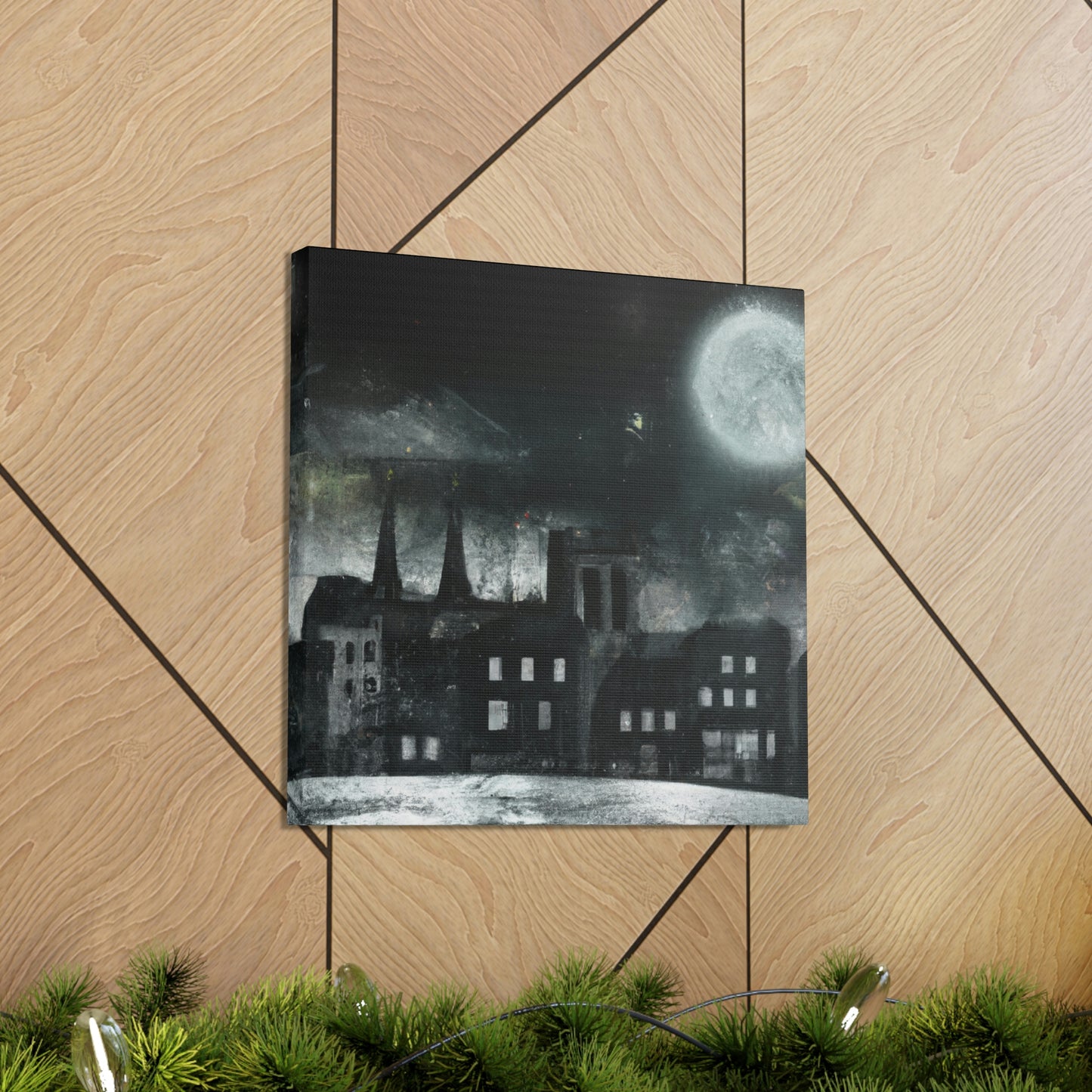 "Luminous Nocturne: A City Lit By Moonlight" - The Alien Canva