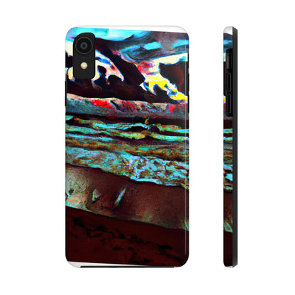 "Dusk at Sea: A Tempestuous Gathering" - The Alien Tough Phone Cases