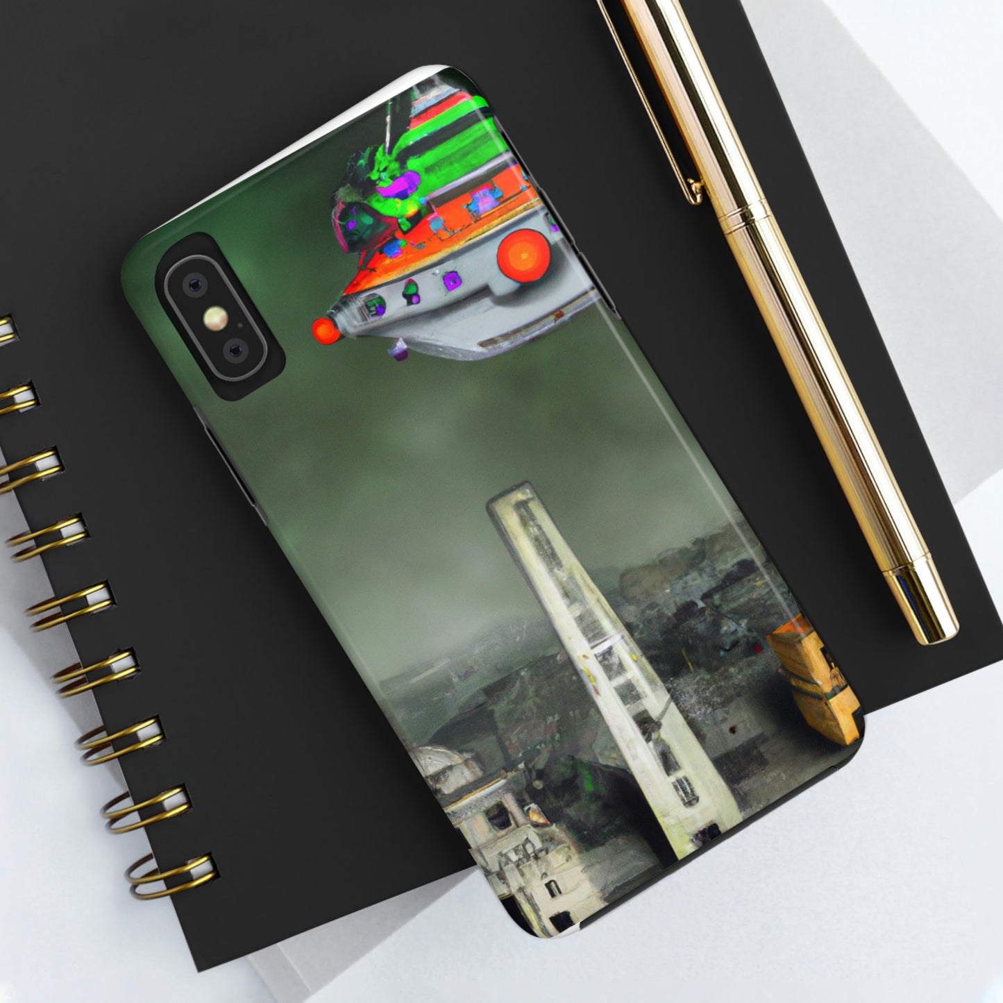 "Conundrum in the Ruins" - The Alien Tough Phone Cases