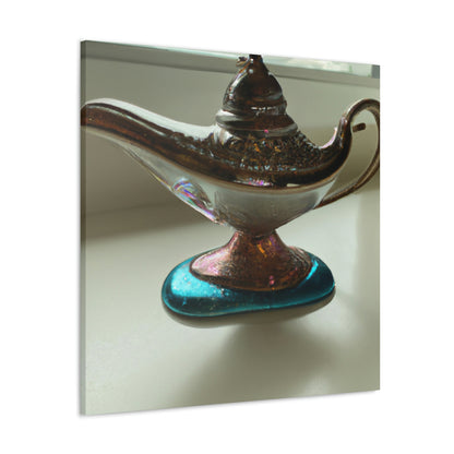 "Wish Upon a Magic Lamp" - The Alien Canva