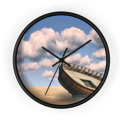 "A Boat Adrift: The Lost Legacy of the Sea." - The Alien Wall Clock