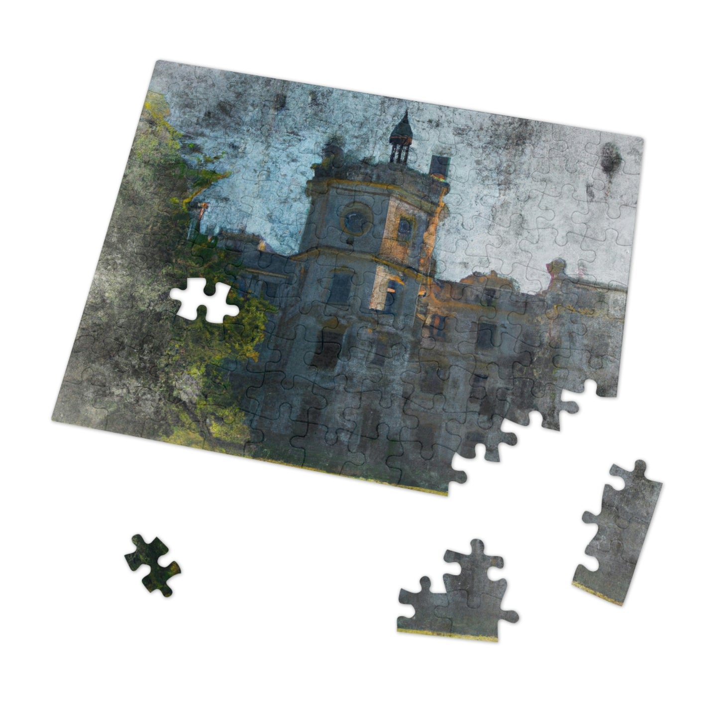 "The Forgotten Castle: A Faded Remembrance" - The Alien Jigsaw Puzzle