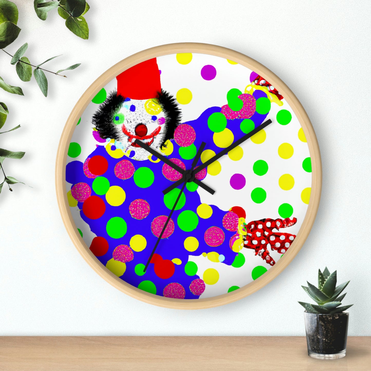 "Clowning Around in the Cold: A Winter Glove Story" - The Alien Wall Clock