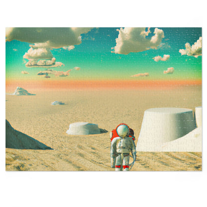 "A Strayed Astronaut: Alone on a Forlorn Planet" - The Alien Jigsaw Puzzle