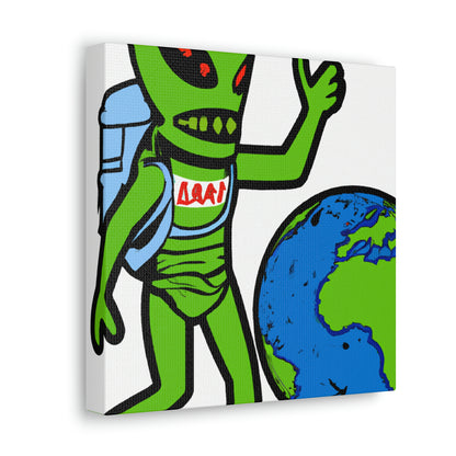 "Armageddon: Alien Exterminators vs Earth's Doom" - The Alien Canva