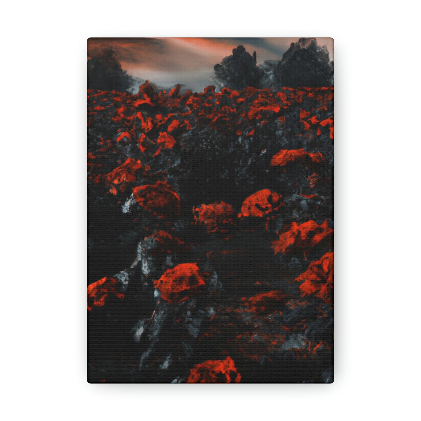 "Inferno der Blüten" - Die Alien-Canva