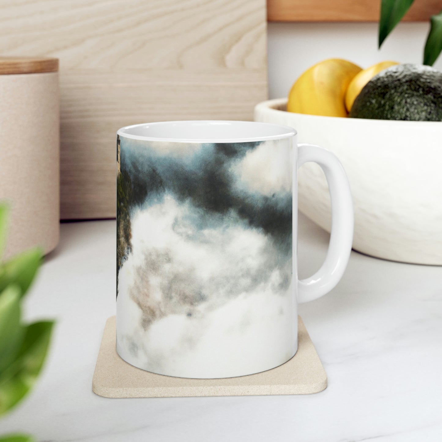 Mystic Castle in the Sky - The Alien Ceramic Mug 11 oz