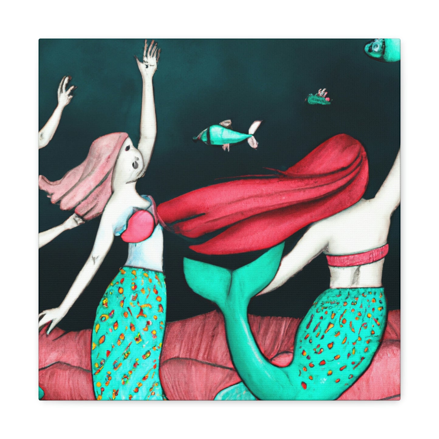 "Mermaids at Sea: The Battle to Preserve Their Home." - The Alien Canva