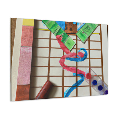 "Childhood Board Game Artistry" - The Alien Canva.