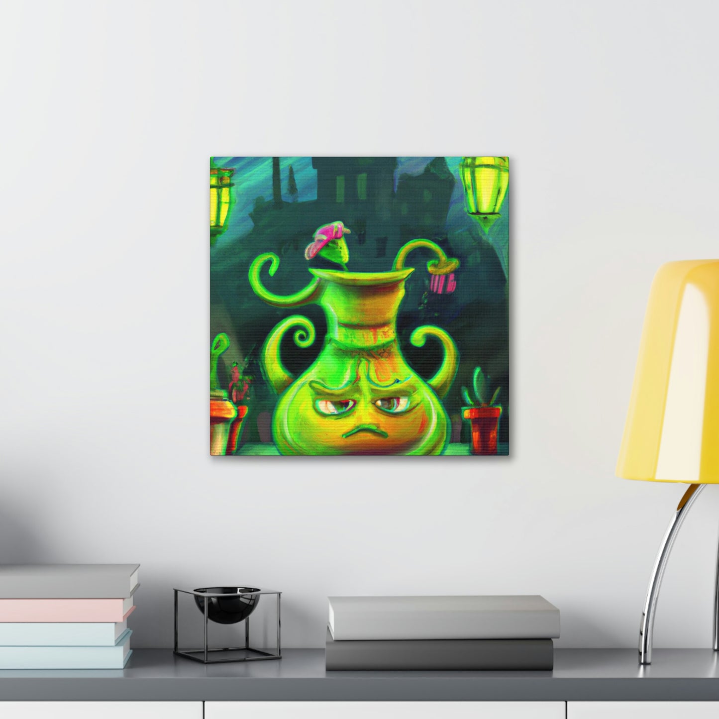 "Das Chaos der verfluchten Vase" - The Alien Canva