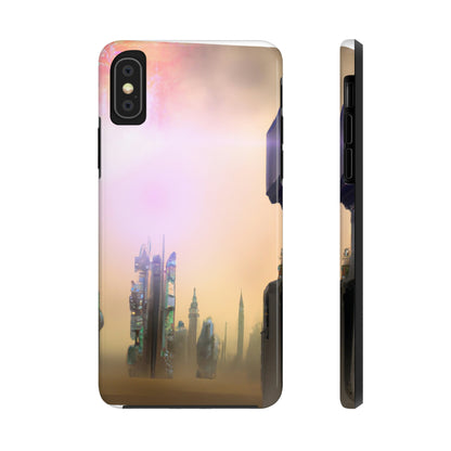 "Lost in the Cosmic Mist" - The Alien Tough Phone Cases