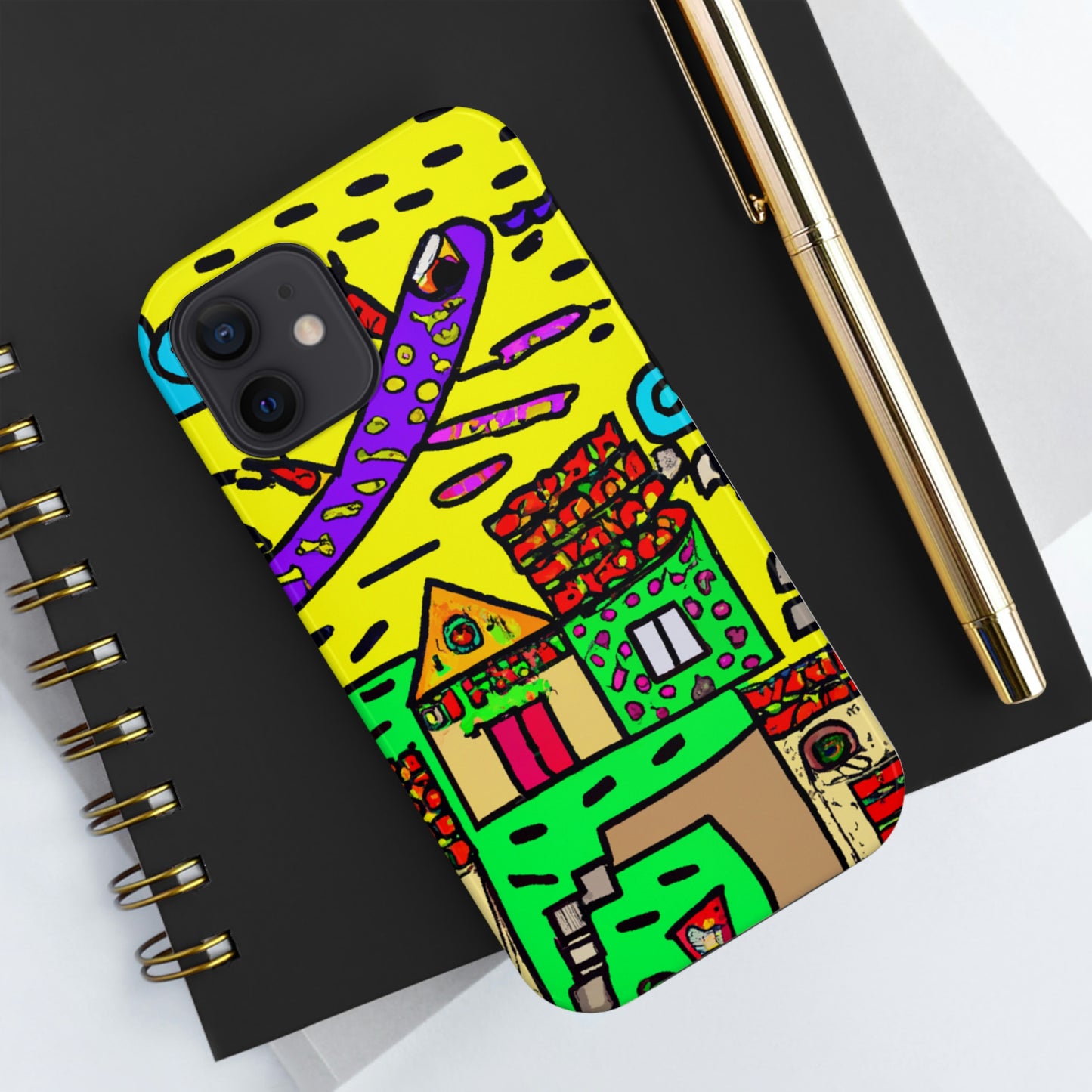 "A Slumbering Village of the Soaring Dragon" - The Alien Tough Phone Cases