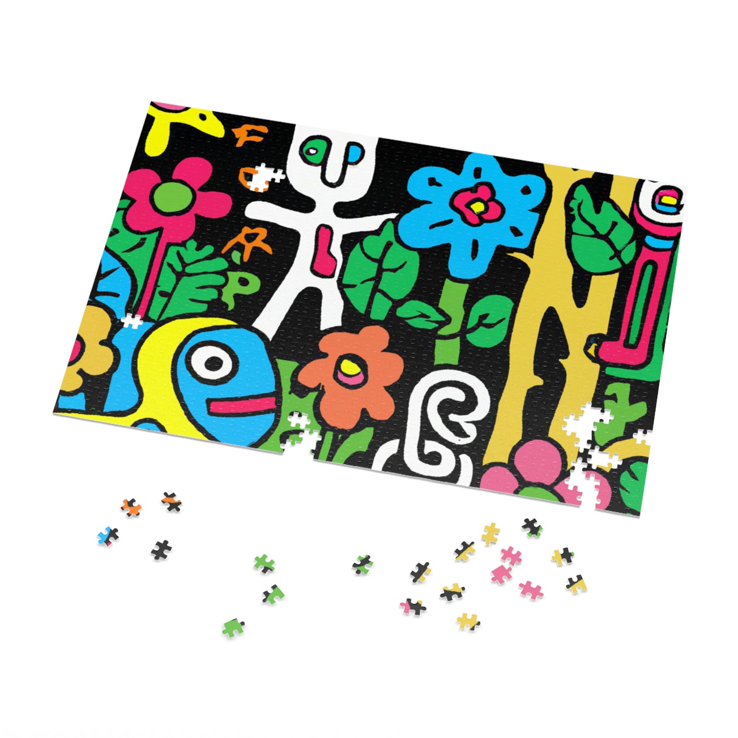 The Enchanted Garden of Wonders. - The Alien Jigsaw Puzzle