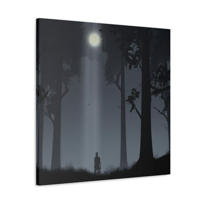 Lost in the Moonlight Forest. - The Alien Canva