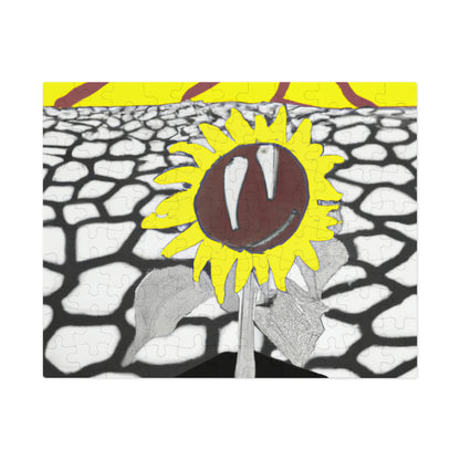 "A Sunflower Withering on a Parched Field" - The Alien Jigsaw Puzzle