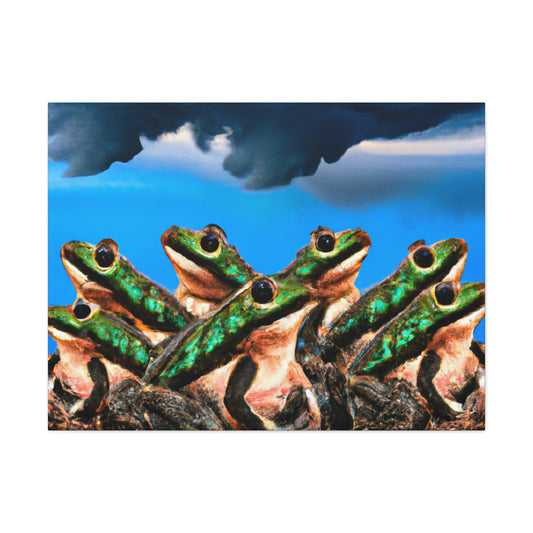 "Ein Froschchor im Gewitter" - The Alien Canva