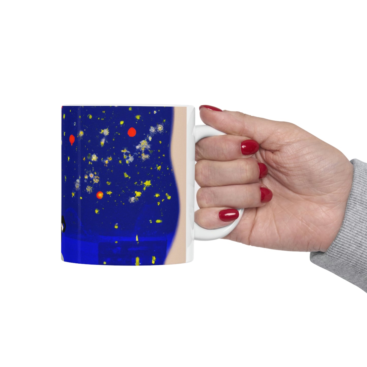 "A Spark of Solitude" - The Alien Ceramic Mug 11 oz