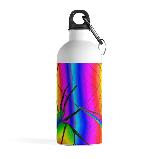 "A Spinnerette's Prismatic Web" - The Alien Stainless Steel Water Bottle