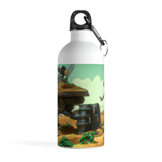 "Harvesting Hope: A Post-Apocalyptic Tale of Robot Farmers" - The Alien Stainless Steel Water Bottle