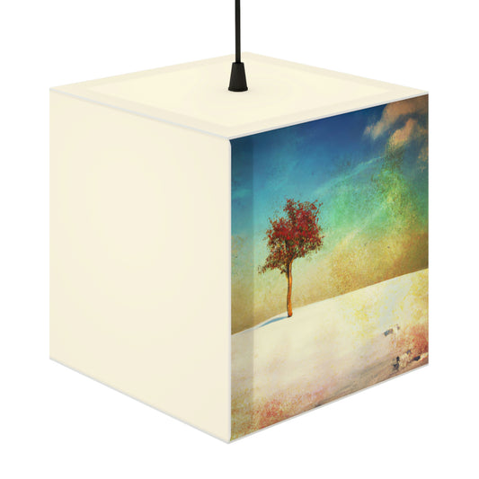 "Alone in the Snowy Meadow" - La lámpara Alien Light Cube