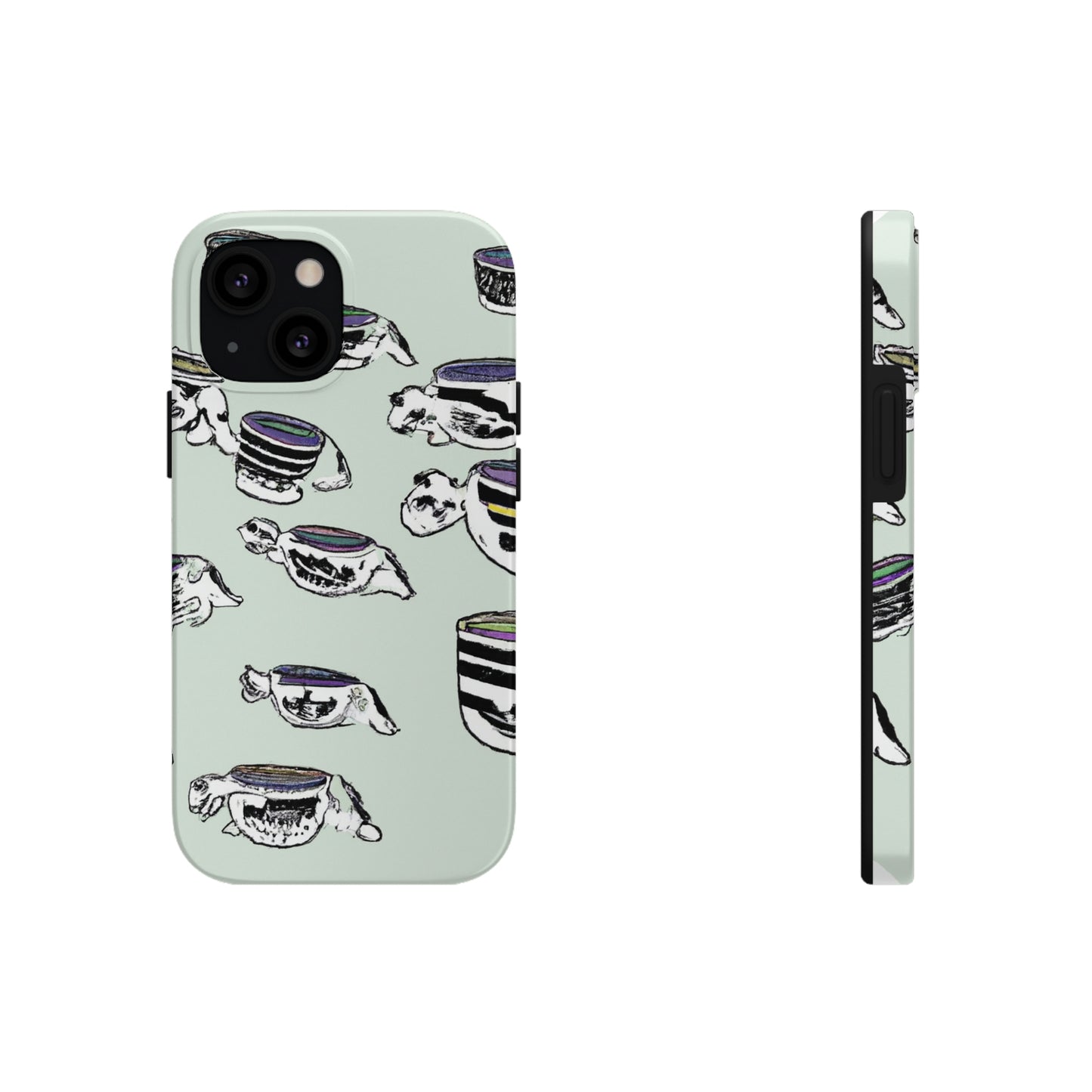 "A Purr-fectly Precious Tea Party Parade" - The Alien Tough Phone Cases